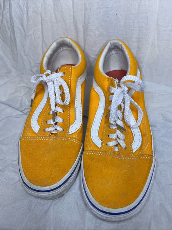 Converse Shoes - Converse Yellow and White Low Top Athletic Shoes